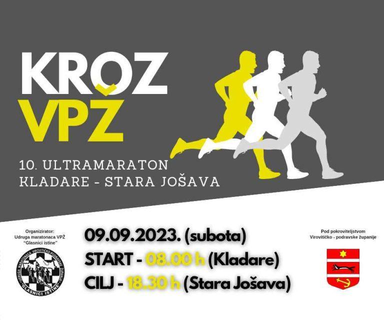 najava,10.ultramaraton vpž