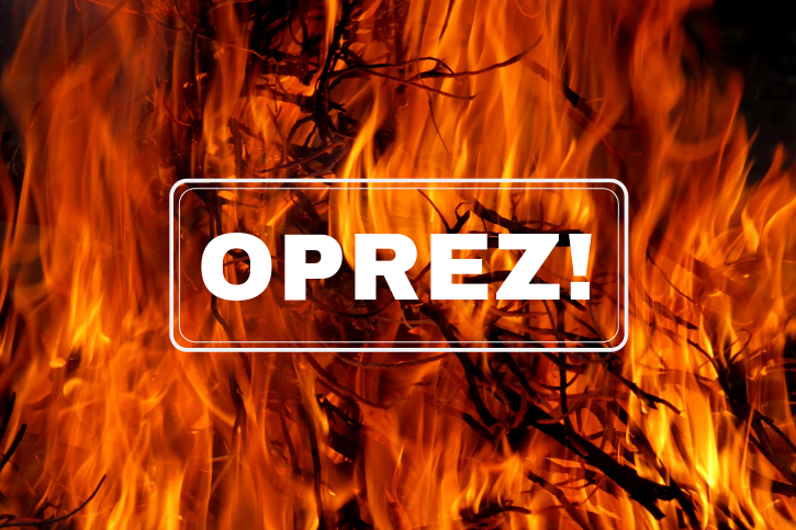 požar oprez