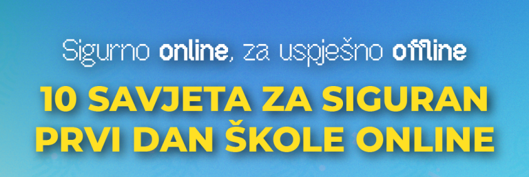 MEDIJI - 10 savjeta za prvi dan skole online